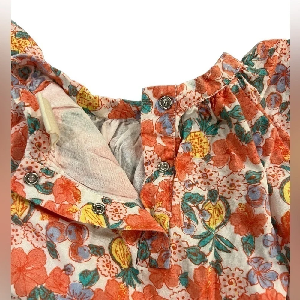 Tucker & Tate 12M tropical dress sleeveless w/decorative shoulder & bottoms